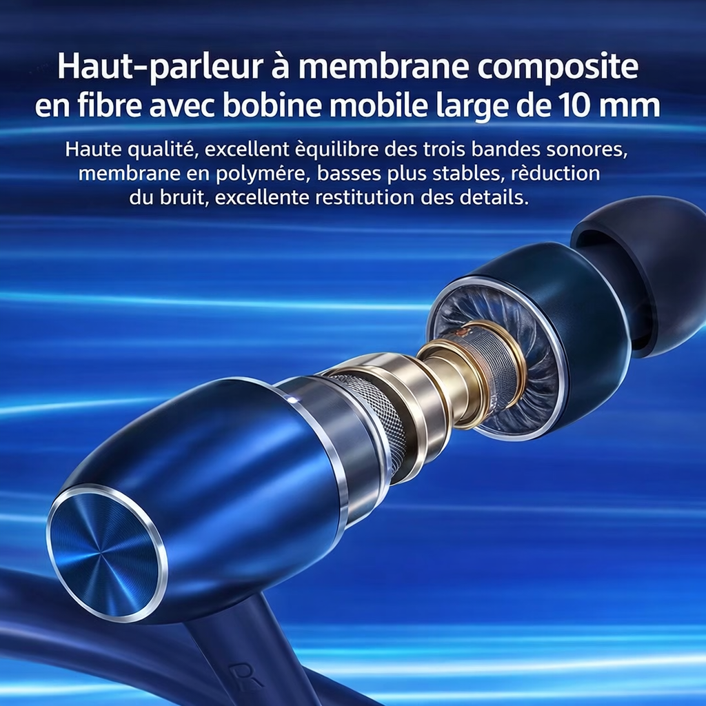 🎧 Lenovo HE05X – Écouteurs Bluetooth Sans Fil