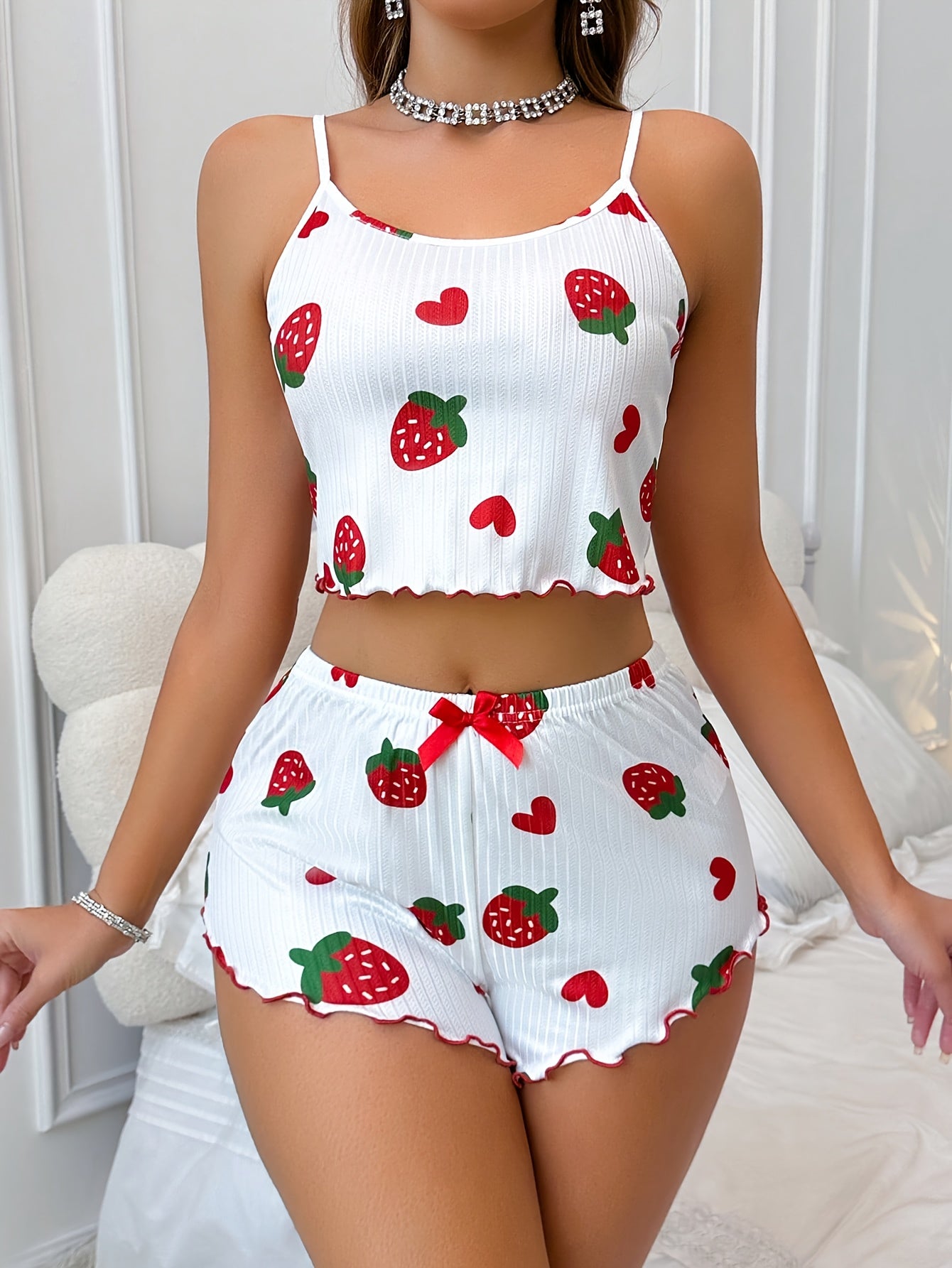 🍓 Pyjama Femme 2 Pièces