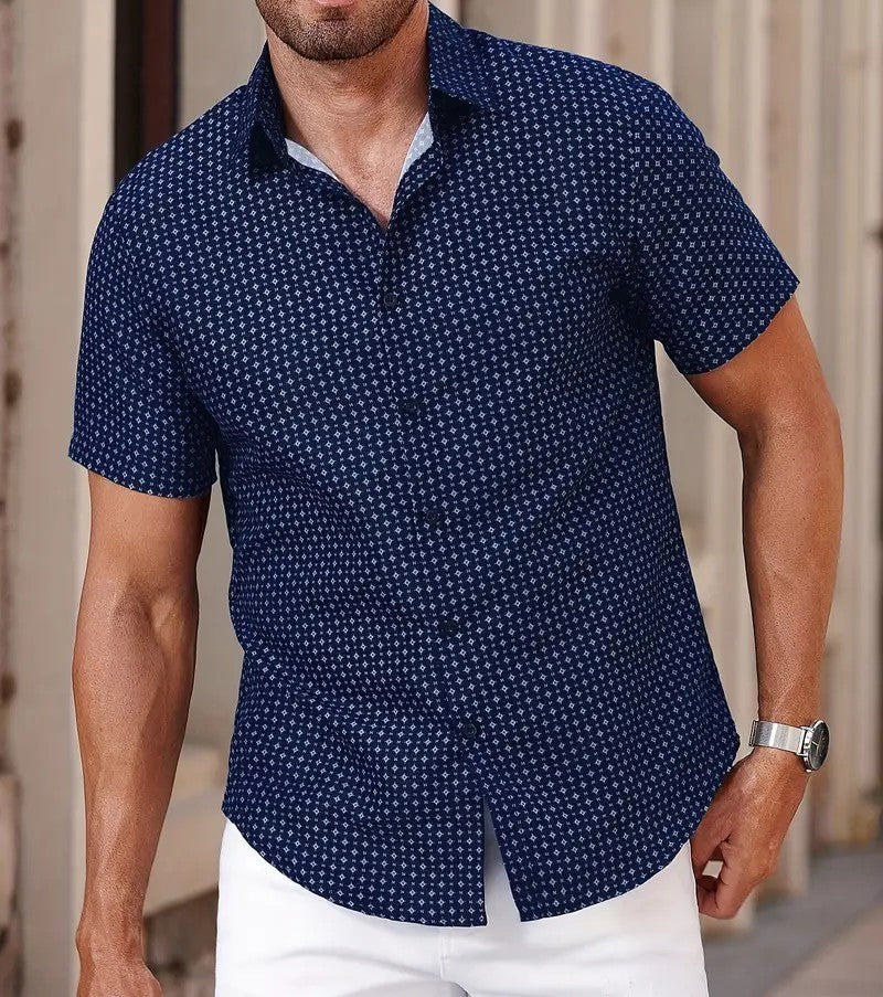 👔 Chemise Homme Casual Imprimée