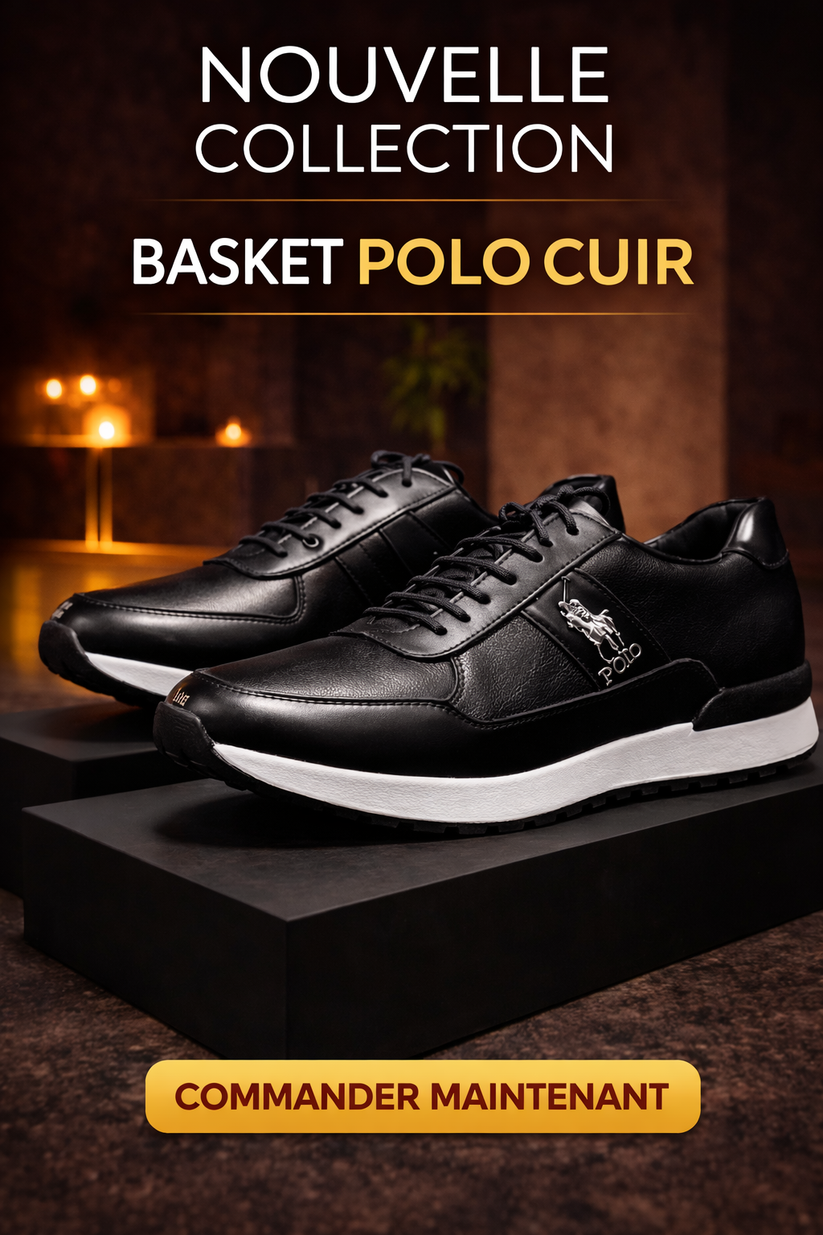 👟 Nouvelle Collection : Basket Polo Cuir