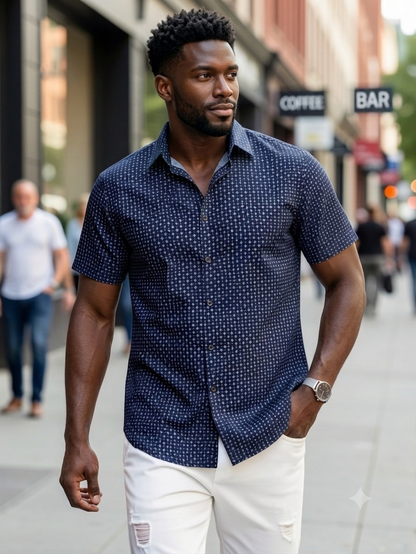 👔 Chemise Homme Casual Imprimée
