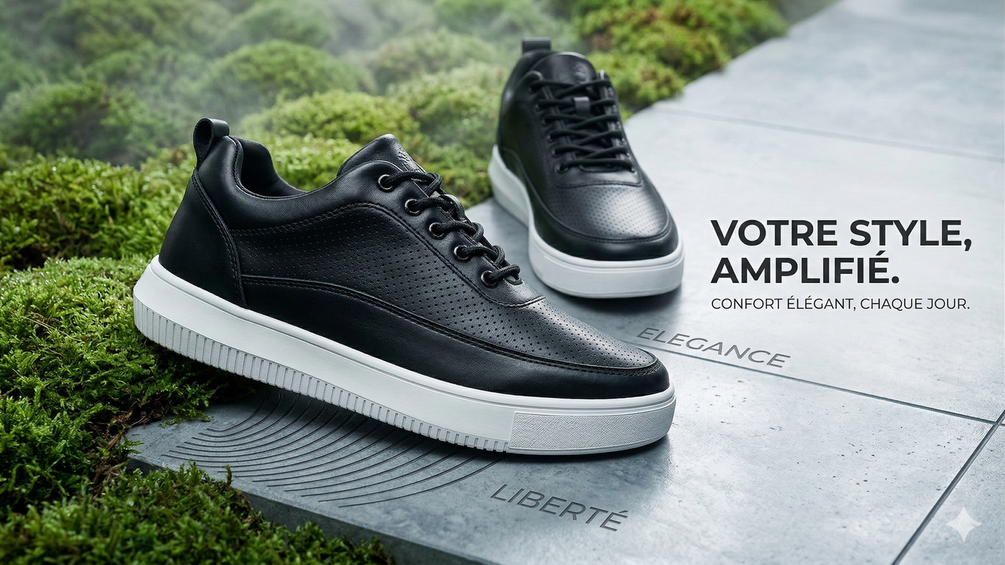 BASKETS EN CUIR PREMIUM – STYLE & CONFORT
