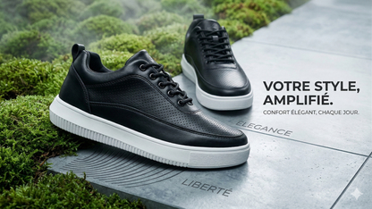 BASKETS EN CUIR PREMIUM – STYLE & CONFORT