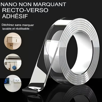 🧲 Super Nano Tape Double Face Ultra Résistante