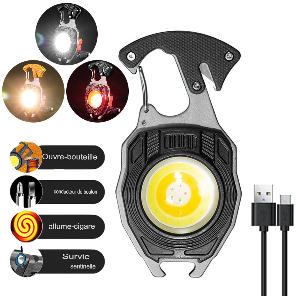 Lampe LED COB Multifonction Rechargeable