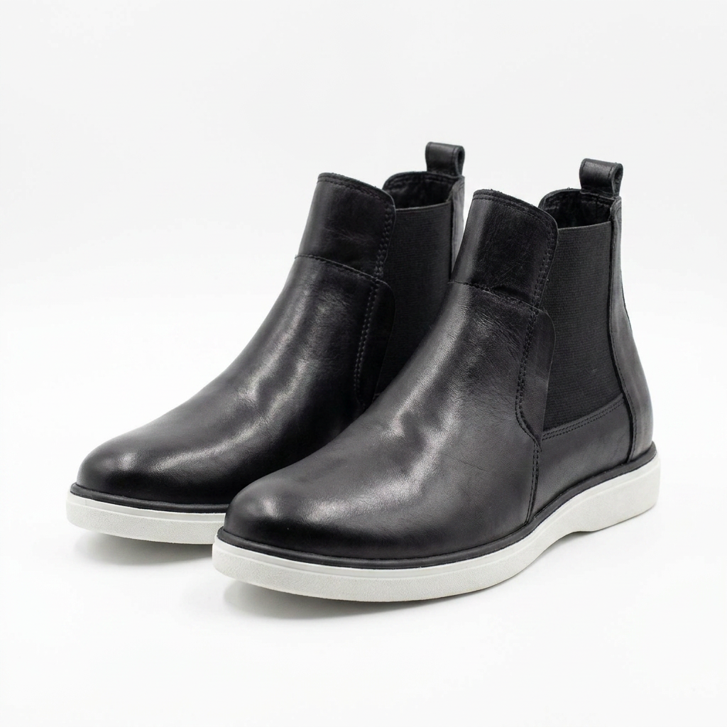 🥾 Bottes en Cuir Luxe Édition