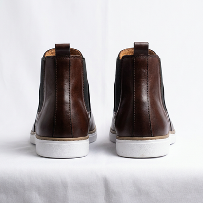 🥾 Bottes en Cuir Luxe Édition