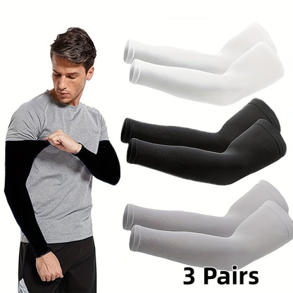 3 Paires Manchons de Bras Rafraîchissants