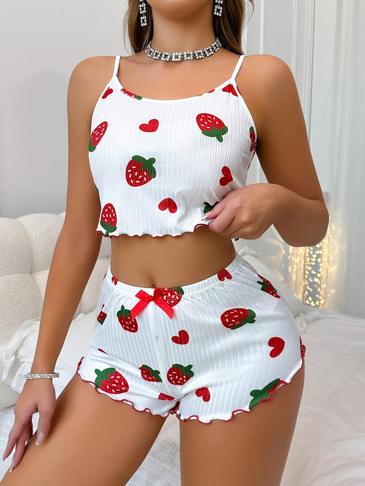 🍓 Pyjama Femme 2 Pièces