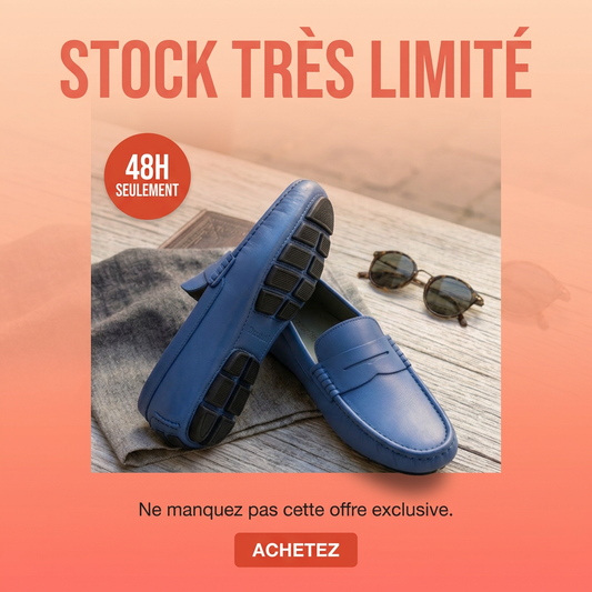 👞 Mocassin Homme Bleu