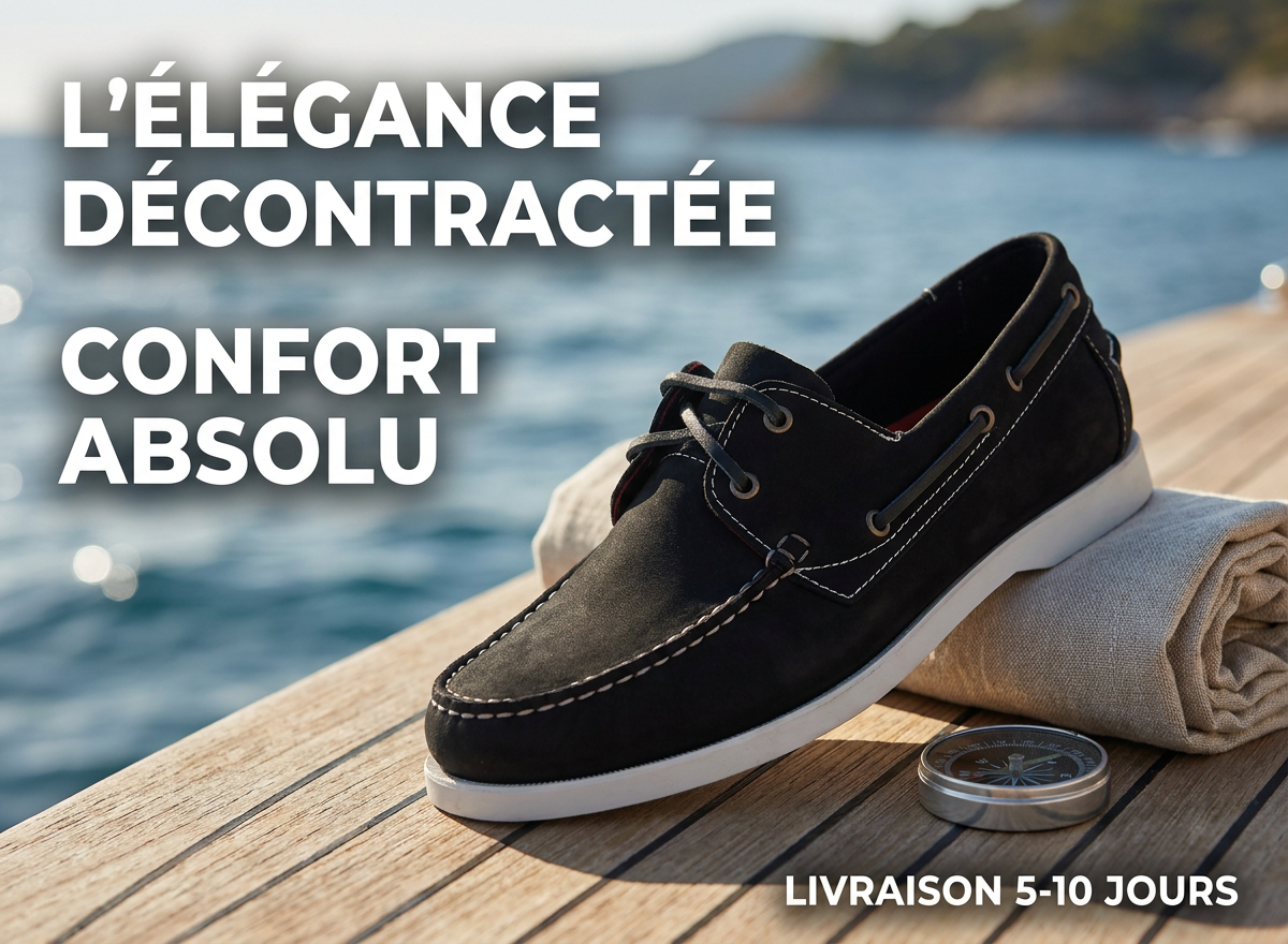 🔥 Mocassin Bateau Premium